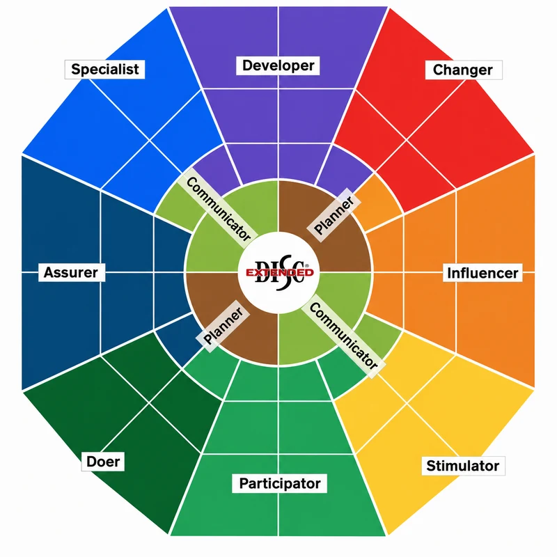 Rueda de roles Extended DISC®
